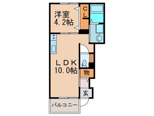 フラワータウン　フェイジョアの物件間取画像